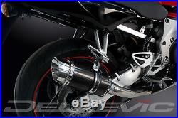 01-06 Honda CBR600 F4i Mini 8in Carbon Fiber Muffler Exhaust Silencer Slip-on