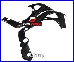 09-12 Carbon Frame Covers Honda Cbr 600rr 2009-2010-2011-2012