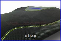 2005-2006 Honda CBR 600 RR VOLCANO SADDLE DESIGN ANTI-SLIP COVER BLACK BLUE &