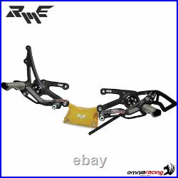 20072013 Robby Moto Race rear sets in black ergal for Honda CBR600RR