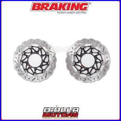 2010 Braking Honda Cb F Hornet Abs 600 Front Brake Disc Kit Wave Fleet