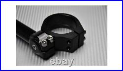 360° Adjustable Clip Ons handlebars Black 43 mm HONDA CBR 600 FS 2001-2002