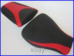 600RR04 Honda CBR600RR (07-19)Red & Black vinyl seat cover -SET