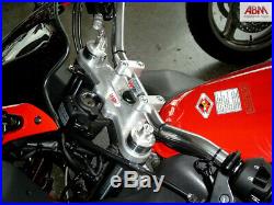 ABM Superbike Aufsatzgabelbrücke Honda CBR 600 F/S (PC35) 99-06 silber