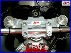 ABM Superbike Aufsatzgabelbrücke Honda CBR 600 F/S (PC35) 99-06 silber