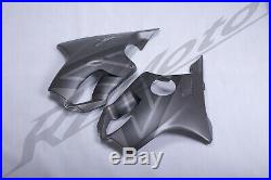 ABS Plastic Injection Fairing Bodywork for 2001-2003 Honda CBR600F4i Grey Black
