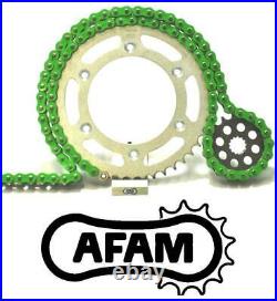 AFAM Upgrade Green Chain And Sprocket Kit Honda CBR600F X-Y 99-00