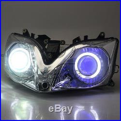 Assembled Headlight Angel Blue Demon Eye Projector for Honda CBR600 F4i 01-2007
