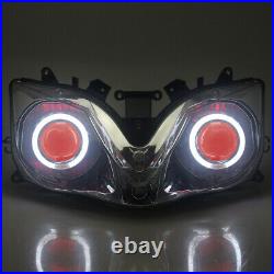 Assembled Headlight Angel Devil Eye HID Projector for Honda CBR600 F4i 2001-2007