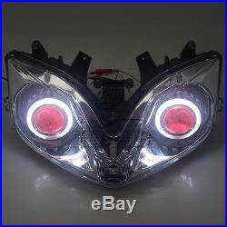 Assembled Headlight Angel Devil Eye Projector HID for Honda CBR600 F4i 01-2007