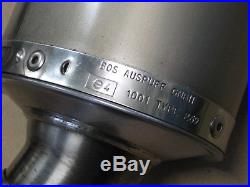 BOS Titanium HONDA CBR 600 F PC35 ´01- Auspuff Endtopf Schalldämpfer ABE Slip-On