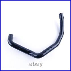 Black For Honda CBR 600 F4i F4 1999 2000 2001 2002 Silicone Radiator Hose CMS