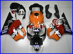 Black Orange Repsol ABS Injection Mold Bodywork Fairing Kit for CBR600F4i 01-03