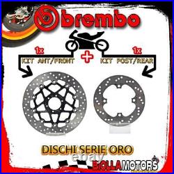 Brdisc-3521 Kit Brake Discs Brembo Honda Cbr F 1998- 600cc Front+rear Floatin