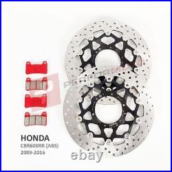 Brembo Serie Oro Front Discs and SA Pads fits Honda CBR600RR (ABS) 2009-2016