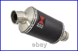 CBR600 F FA 2011-2013 Exhaust Silencer Kit 230mm Oval Black Stainless BN23V