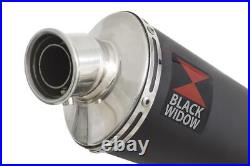 CBR600 F FA 2011-2013 Exhaust Silencer Kit 230mm Oval Black Stainless BN23V