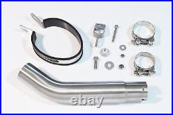 CBR600 F FA 2011-2013 Exhaust Silencer Kit 400mm Oval Stainless 400SS