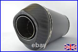 CBR600 F1-F6 Exhaust SP Diabolus Satin Black Oval XLS Carbon Outlet 2001-2006