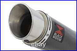 CBR600F CBR 600 FA Exhaust Silencer 200mm Round Carbon 200CS 2011-013