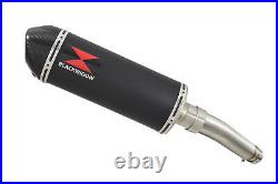 CBR600F CBR 600 FA Exhaust Silencer 300mm Oval Black/Carbon 300BT 2011-2013