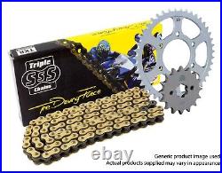 Chain And Sprocket Kit To Fit Honda Cbr600 F 1987-1990 Triple S O-ring Gold