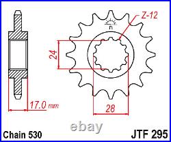 DID Gold X-Ring Chain and JT Sprockets Kit for a Honda CBR600F 1991 to 1996