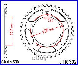 DID Gold X-Ring Chain and JT Sprockets Kit for a Honda CBR600F 1991 to 1996