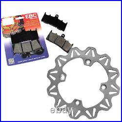 EBC Brakes Vee Rotor Rear Disc & Pad Kit Fits Honda CBR600 F2 2002