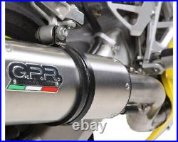 Exhaust Muffler GPR M3 INOX Approved HONDA CBR 600 F Sport 2001 2007