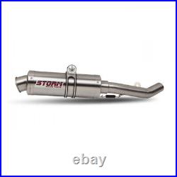 Exhaust STORM by MIVV ST. STEEL GP SLIP ON and HONDA CBR 600 F 74. H. 013. LXS