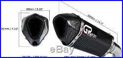 Exhaust for Honda CBR600 F4i 2001 2007 GRmoto Carbon Titanium