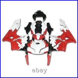 FC Injection Mold Red White Fairing Fit for Honda 2005-2006 CBR 600RR Cowl a0109