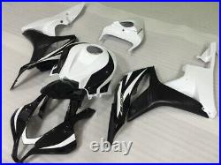 FC Injection White Black Plastic Cowl Fairing Fit for HONDA 07-08 CBR600RR x083
