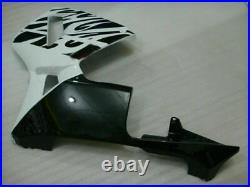 FLD Injection Mold Black White Fairing Fit for Honda 2003-2004 CBR600RR s030