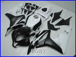 FLD Injection Mold White Black Plastic Fairing Fit for HONDA 07-08 CBR600RR s061