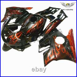 FR Orange Flame Mold Fairing Fit for Honda 1991-1994 CBR600F2 s009