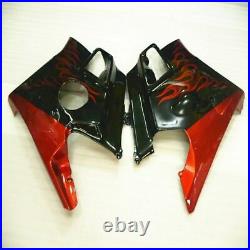 FR Orange Flame Mold Fairing Fit for Honda 1991-1994 CBR600F2 s009