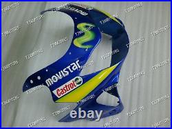 Fit for 1999-2000 CBR600F4 Blue Movistar ABS Injection Mold Bodywork Fairing Kit