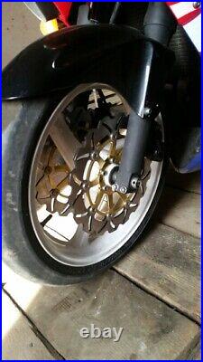 For Honda CBR 600 F F4 SuperSport 1999 2000 Front Brake Discs Disks Rotors Pads