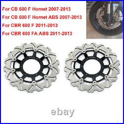 For Honda CBR 600 F / FA ABS 2011-2013 11 12 13 Pair Front Brake Discs Rotors