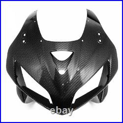 For Honda CBR600RR 2005 2006 Front Nose Headlight Fairing Cowling Carbon Fiber