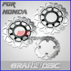 Front Rear Brake Disc Rotor Honda CBR600 F4i Sport 01 02 03 04 05 2001-2006