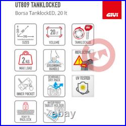 Givi Ut809 Tank Bag 20l Tanklocked + Bf03 Honda Cbr 600 F 2011-2013