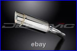 HONDA CBR600F 11-13 ABS HI LEVEL 200mm ROUND STAINLESS SILENCER EXHAUST KIT