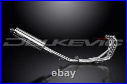 HONDA CBR600F 91-98 FULL 4-1 EXHAUST SYSTEM 350mm STAINLESS OVAL BSAU SILENCER