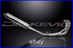 HONDA CBR600F 91-98 FULL 4-1 EXHAUST SYSTEM 450mm STAINLESS OVAL BSAU SILENCER