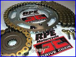 HONDA CBR600F4i'01/06 JT GOLD X-Ring QUICK ACCELERATION CHAIN AND SPROCKET KIT