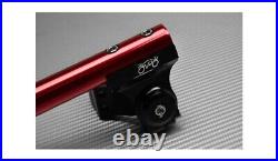 High Rise 360° Adjustable Reclining Clip Ons Red 37mm HONDA CBR 600 F 1987-1990