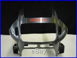 Honda 87-90 Cbr600f Cbr600 Hurricane Upper Headlight Fairing Cowl Plastic Oem